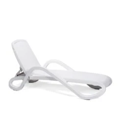 Bain De Soleil Alfa Nardi Garden Blanc Tissu Blanc N3 -Mobilier Chic Magasin bain de soleil alfa nardi garden blanc tissu blanc 2