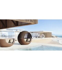 Bain De Soleil Rond Avec Pare-soleil ULM Moon V4