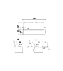 CANAPE COSMES 3 PLACES 1 MOTEUR + TETIERE ELECTRIQUE UP Et DOWN C36 13 CANAPE COSMES 3 PLACES 1 MOTEUR + TETIERE ELECTRIQUE UP Et DOWN C36 -Mobilier Chic Magasin canape cosmos 3 places 1 moteur tetiere electrique c36 5