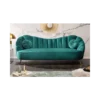 Canapé 3 Places Arielle Turquoise I5 -Mobilier Chic Magasin canape trois places turquoise arielle