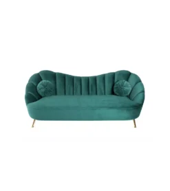 Canapé 3 Places Arielle Turquoise I5 -Mobilier Chic Magasin canape trois places turquoise arielle 2