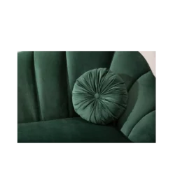 Canapé 3 Places Arielle Vert Bouteille I5 -Mobilier Chic Magasin canape trois places vert bouteille arielle 3