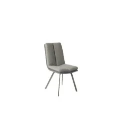 Chaise Bi-ton Anthracite Et Gris Golong A16