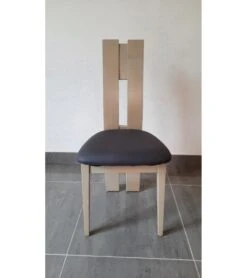 Chaise Contemporaine Ella Beige Et Grise