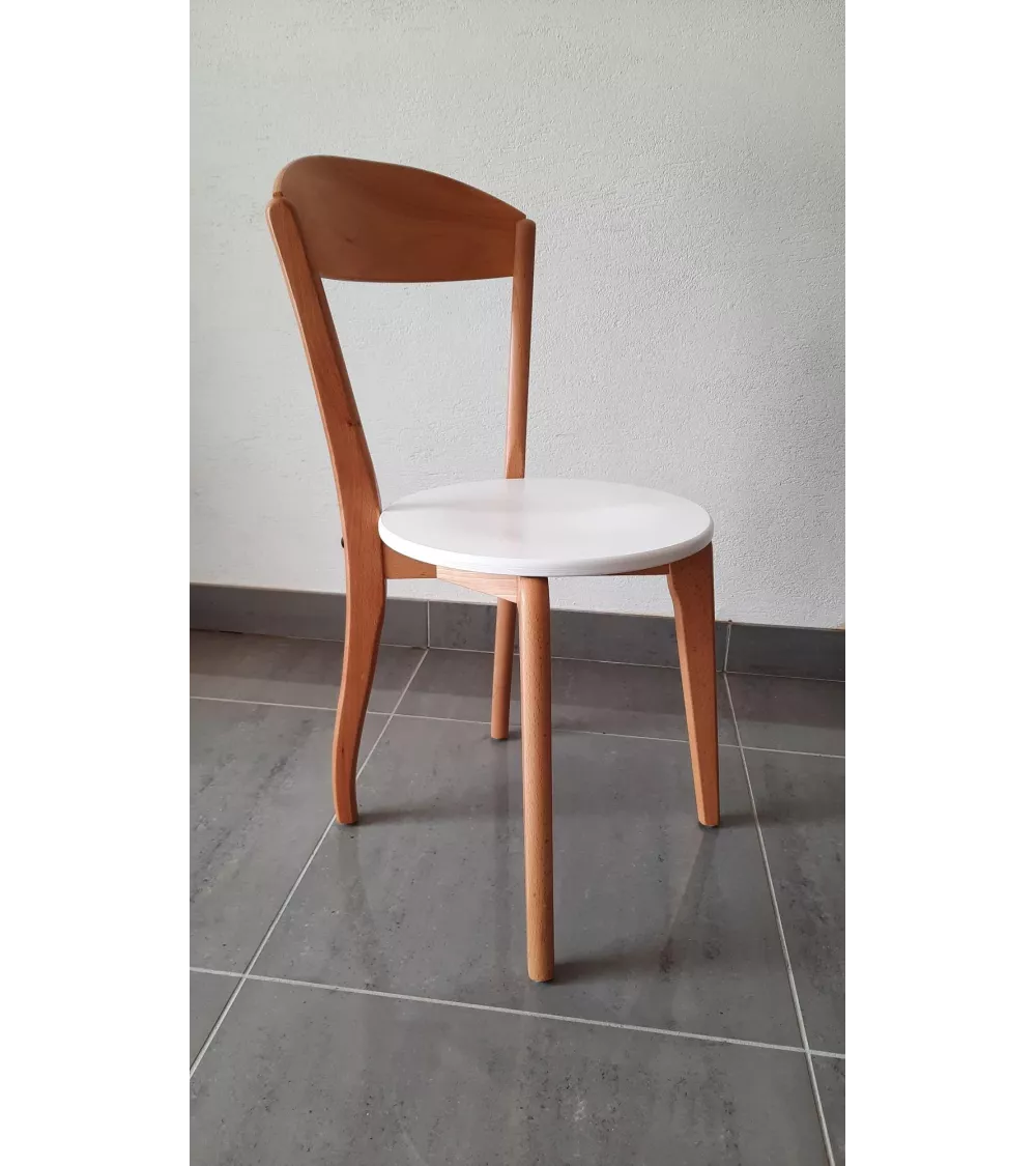 Chaise Design 108 Assise Blanche Carayon C3 3 Chaise Design 108 Assise Blanche Carayon C3