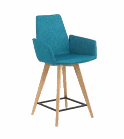 Chaise Haute Pieds Bois MOOD 43 H62 PB UNI Mobitec M21 -Mobilier Chic Magasin chaise haute pieds bois mood 43 h62 pb uni mobitec m21 3