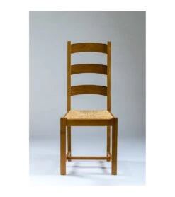 Chaise Pieds Chêne Carrés Assise Paille VILLAGE Lelièvre L8 -Mobilier Chic Magasin chaise pieds chene carres assise paille village lelievre l8 3