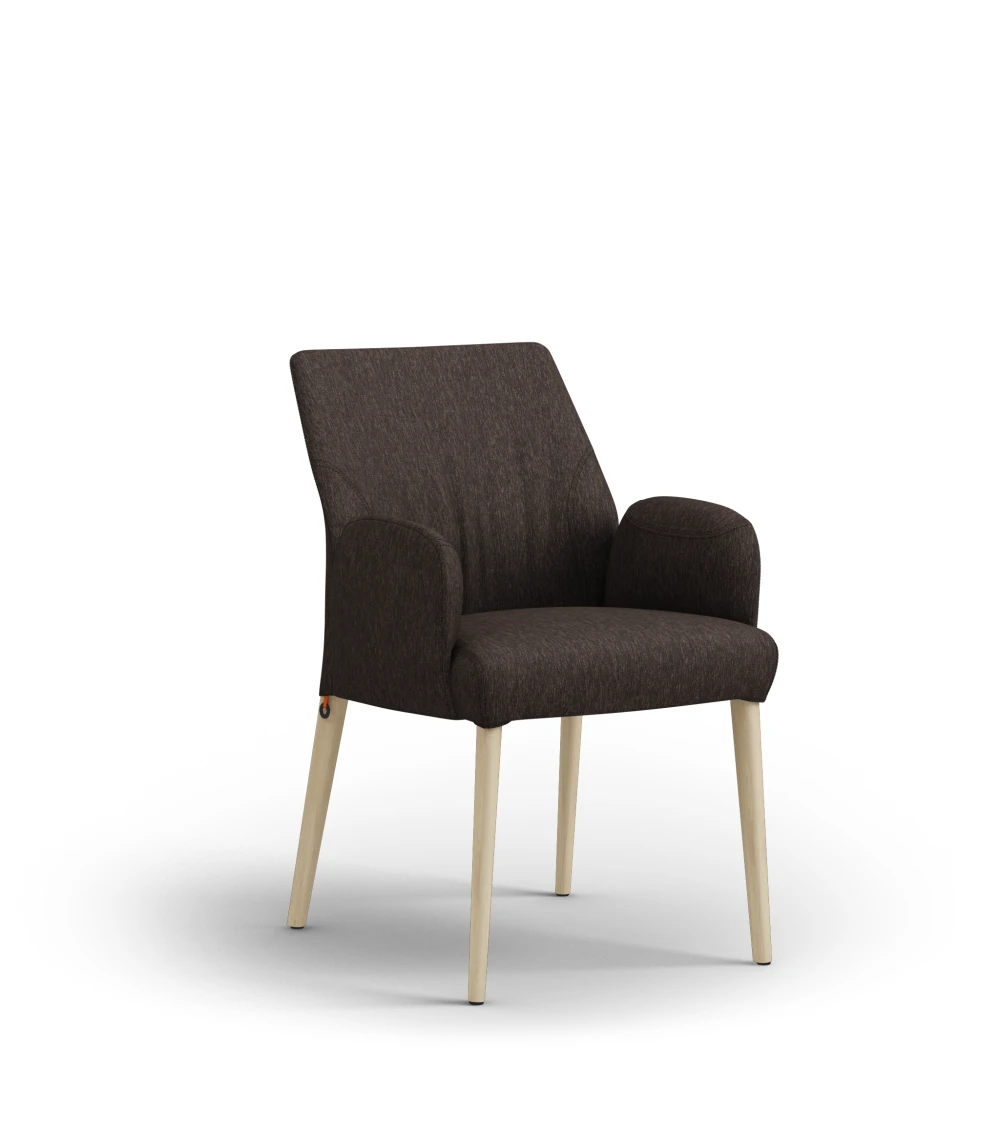 Fauteuil En Bois De Hêtre ENORA H47 PB +A Tissu Hip Hop Mobitec M21 3 Fauteuil En Bois De Hêtre ENORA H47 PB +A Tissu Hip Hop Mobitec M21