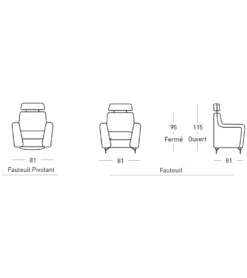 FAUTEUIL KARL SATIS S4 -Mobilier Chic Magasin fauteuil karl satis s4 1