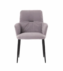 Fauteuil Pieds Métal AURA H47 PM +A Tissu Hip Hop Mobitec M21