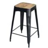 Lot De 2 Tabourets De Bar Avec Assise En Bois Asha A16 1 Lot De 2 Tabourets De Bar Avec Assise En Bois Asha A16 -Mobilier Chic Magasin lot de 2 tabourets bar assise bois asha a16