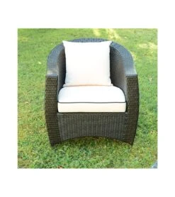 Salon De Jardin En Wicker Tressé Bologna Regarden R3 -Mobilier Chic Magasin salon de jardin bologna 1