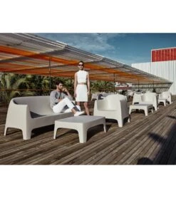 Salon Solid Avec 1 Sofa + 2 Fauteuils Butaca + 1 Table Basse VONDOM V4 -Mobilier Chic Magasin solid salon vondom 2