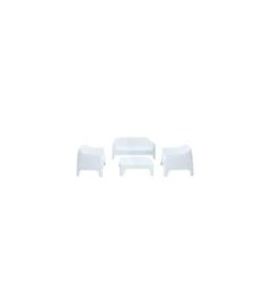 Salon Solid Avec 1 Sofa + 2 Fauteuils Butaca + 1 Table Basse VONDOM V4