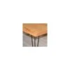 Table Basse Pieds épingle Dessus Massif C3 -Mobilier Chic Magasin table base pieds epingle dessus massif