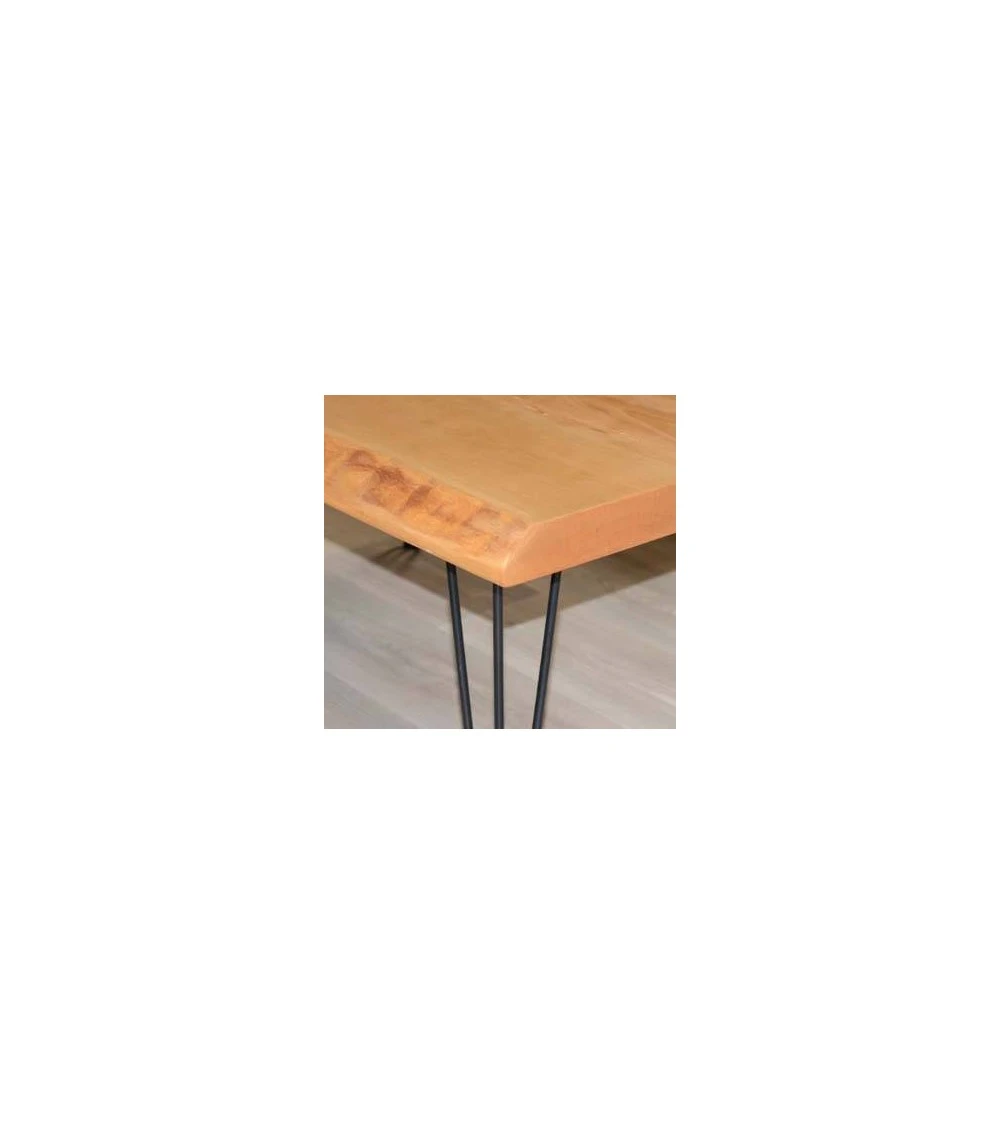 Table Basse Pieds épingle Dessus Massif C3 3 Table Basse Pieds épingle Dessus Massif C3