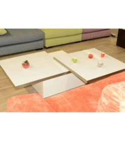 Table Basse Blanche Modulaire Sigma C3 -Mobilier Chic Magasin table basse blanche modulaire sigma 4