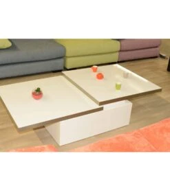 Table Basse Blanche Modulaire Sigma C3 -Mobilier Chic Magasin table basse blanche modulaire sigma 5
