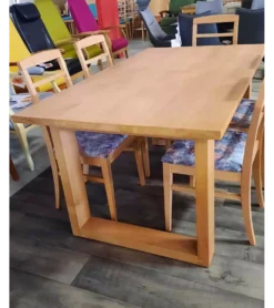 Table Cuadra En Hêtre Massif C3 -Mobilier Chic Magasin table cuadra 160 90 c3 2