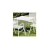 Table De Jardin Candle Blanche Talenti T1 -Mobilier Chic Magasin table de jardin candle blanche talenti