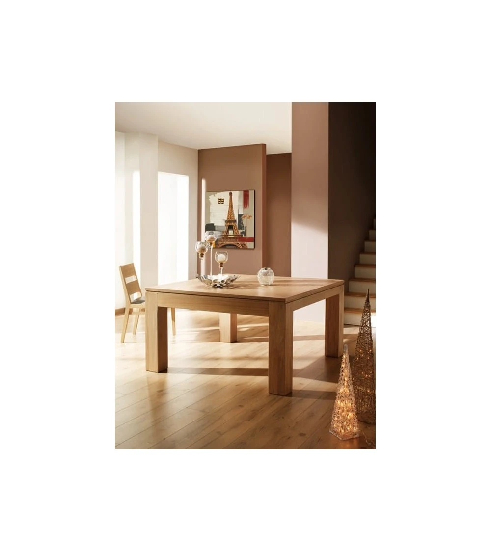 Table Mercier CTM Baobab 140x140 Plateau Chêne M15 3 Table Mercier CTM Baobab 140x140 Plateau Chêne M15