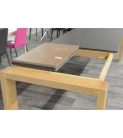 Table à Manger Oxford 2 Bois Massif Dessus Compact C3 -Mobilier Chic Magasin table oxford 2 3