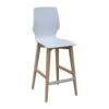 TABOURET 4-pieds COQUE BRANDON "LIVRE France Métro" -Mobilier Chic Magasin tabouret coque bois brandon